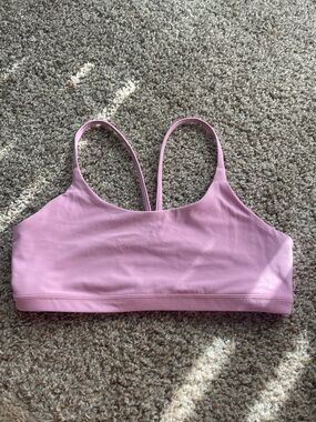athleta pink sports bra
